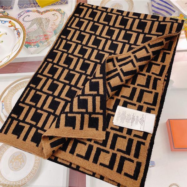 

mens luxury designer scarf winter cashmere scarfs for women male wollen scarves womens pashmina men shawl full letter f ni297i, Blue;gray