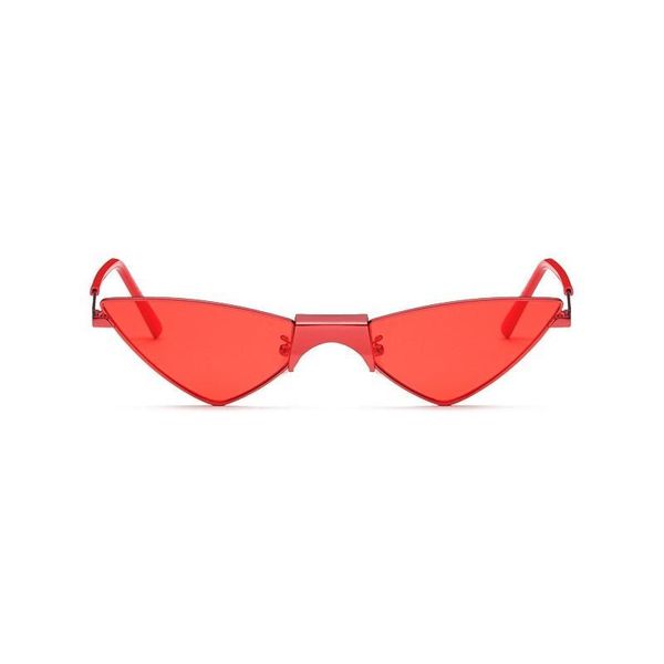 

designer new small arrival women cat sunglasses sun fashion eye triangle 2021 glasses shades chic luxury jcmat, White;black