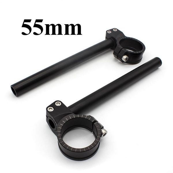 

handlebars 55mm cnc motorcycle racing clipon clip on adjustable handlebar fork clamp handle bar ons motorcycles accessories