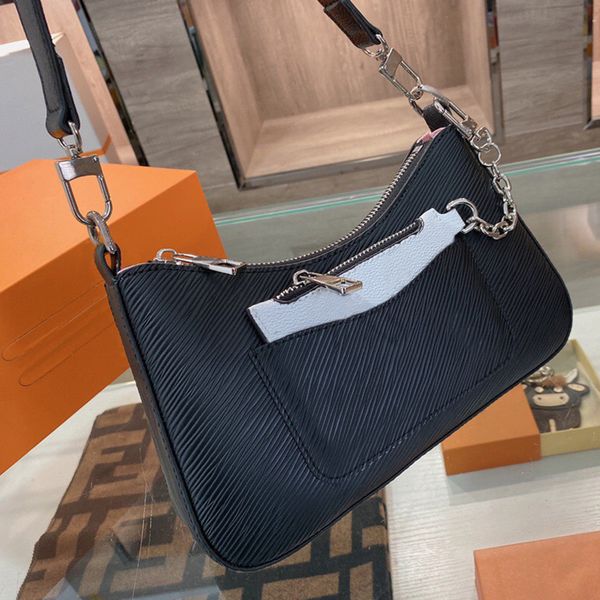 

messenger bags 2021 double wave armpit bag single shoulder lady's handbag