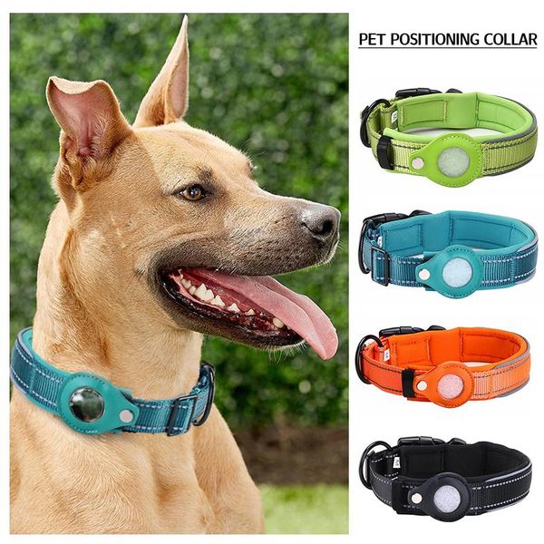 

dog collars & leashes anti-lost pet collar for the apple airtag protective tracker waterproof cat anti lost positioning