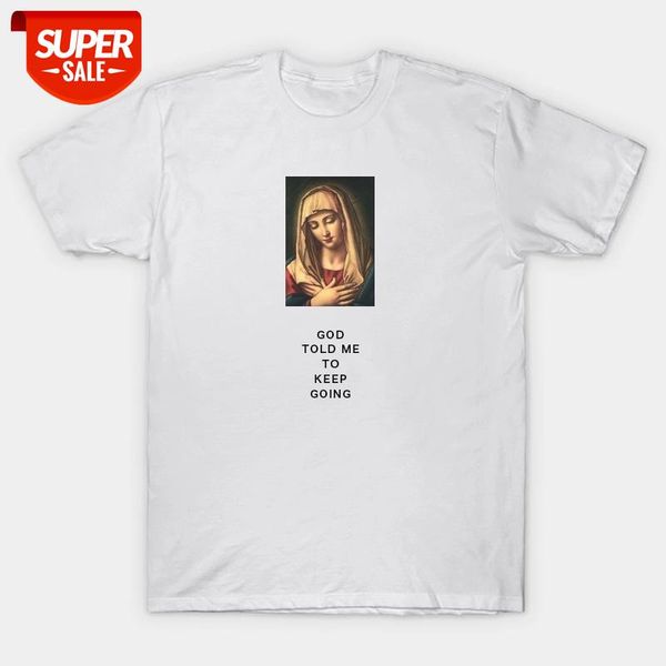 

virgin mary t shirt custom personality t-shirt 2020 summer cotton casual fashion tees hip hop large size streetwear #cm8n, White;black