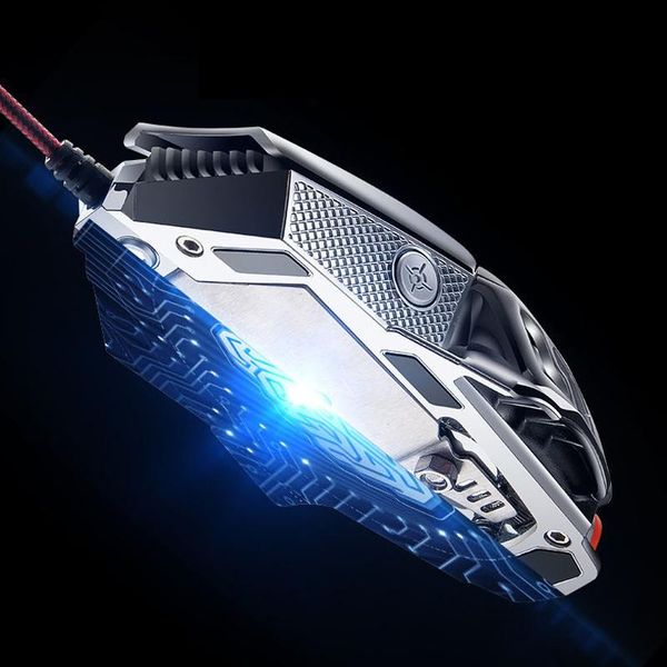 

mice olf for v9 2400dpi professional 6-key macro programming mouse led cable machinery backlight game