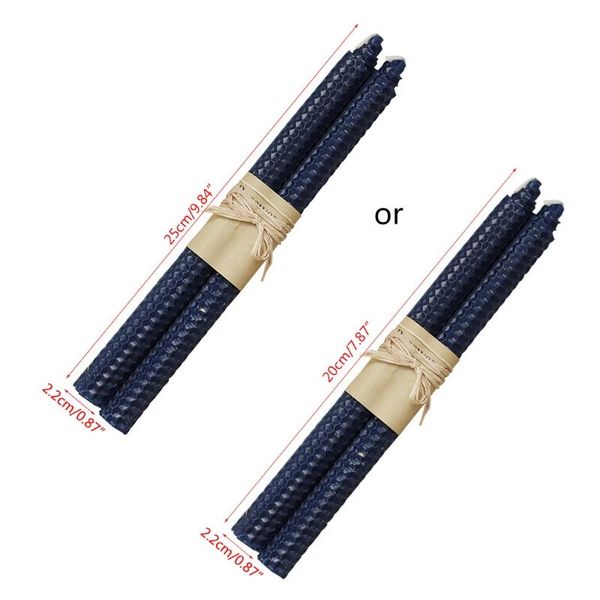 

100% beeswax hand rolled candles home party dinner bistro candles p9yb