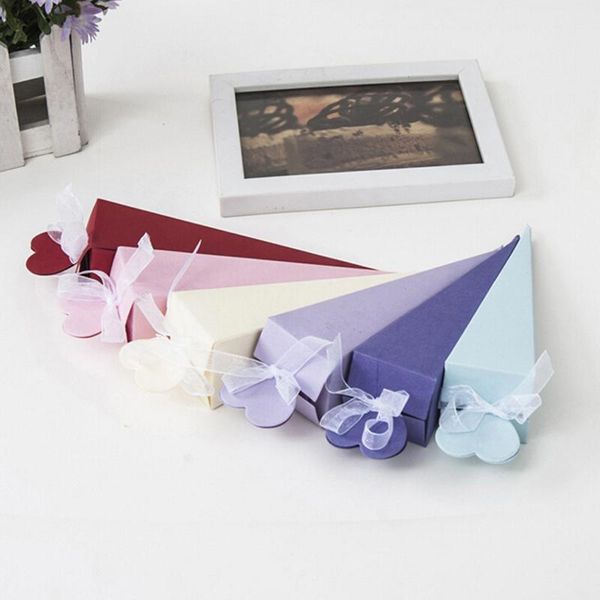 

gift wrap 50pcs favor candy box bag paper ice cream cones shape wedding boxes party bags eco- friendly