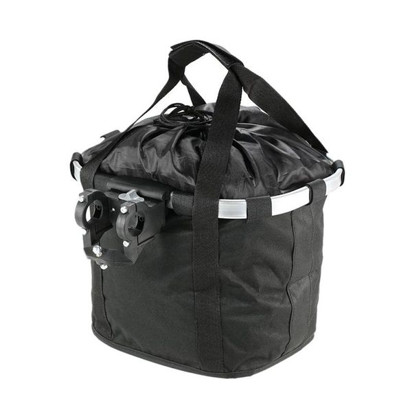 

car & truck racks bicycle bike detachable cycle front basket carrier bag pet aluminum alloy frame