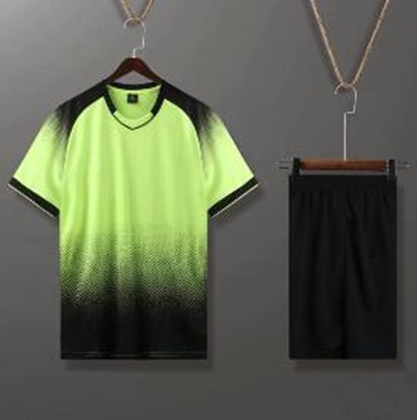 

2122 arrive blank soccer jersey men kit customize quick drying t-shirt uniforms football shirts53, Black;yellow