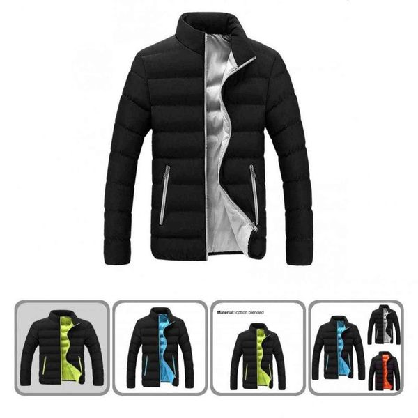 Jacker Bailer Quente Na moda Confortável Stand Collar Men Windbreaker Casaco de Inverno para Trabalhar G1108