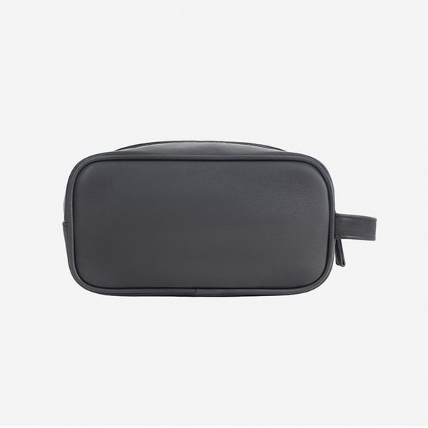 

fashionable men and women portable pu cosmetic bag lazy toiletries large-capacity travel storage bag waterproof leather bag