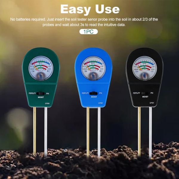 

meters 3 in 1 greenhouse plant care portable garden bonsai farm flowers practical lawn ph meter detector soil tester moisture fertility