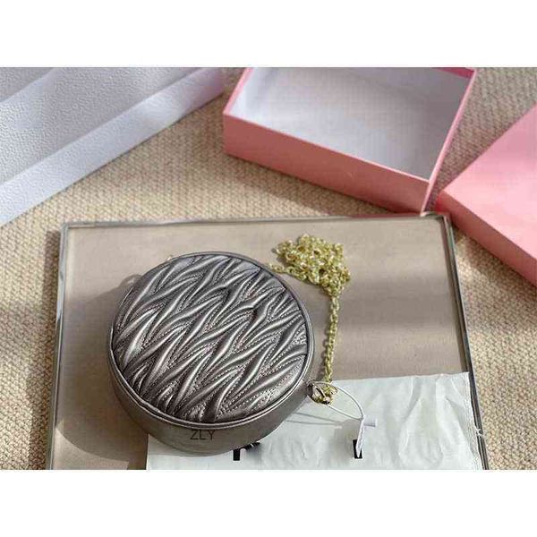 

miao sheepskin shoulder bag style solid color letter button small round bun zly bags