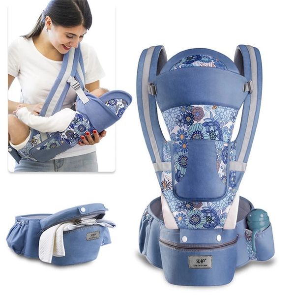 

baby carrier 0-30 months breathable front facing 4 in 1 infant baby hipseat carrier front facing ergonomic baby wrap sling travel