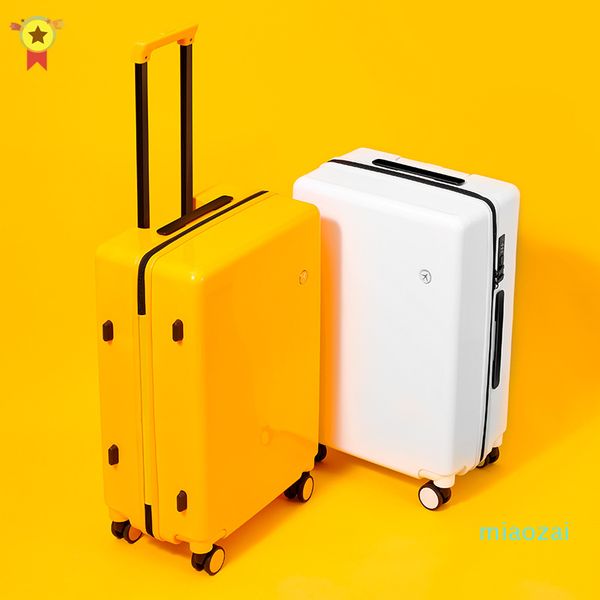 

20"22"24"26" inch suitcases pc rolling suitcase with travel luggage bag universal wheels trip trolley box