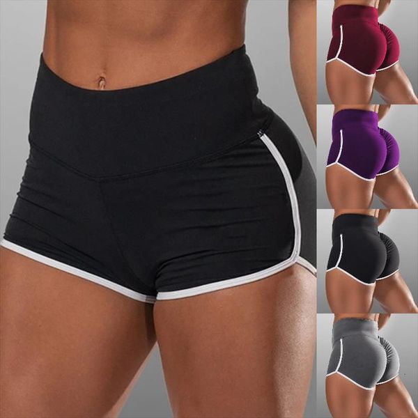 

summer black grey sport women shorts casual workout waistband skinny s 3xl drop, White;black
