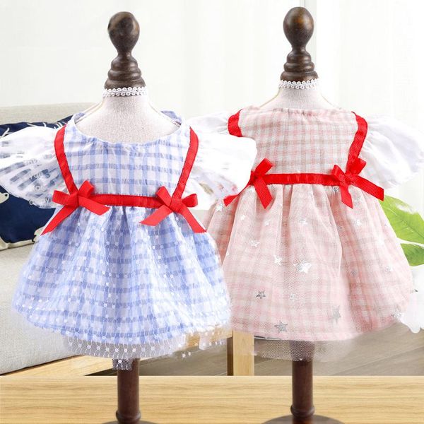 

cat costumes bow princess pet dresses for small dogs cats summer dress katten puppy skirt mascotas clothes costume kedi malzemeleri