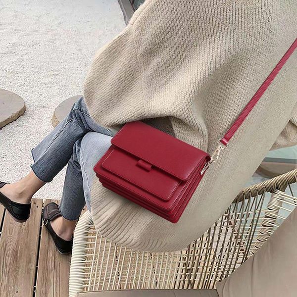 

shoulder bags go up small bag fashion leather 100% cross-body leisure organ trend