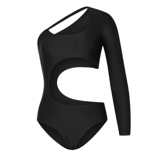 

two-piece suits backless comfortable bodysuit slim fit beach seaside playsuit low-cut stretchy pool party polyester m-xl swimming high