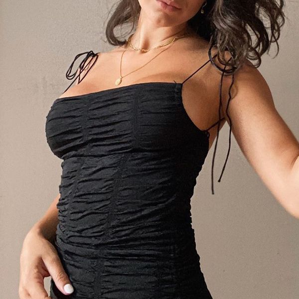 

bodycon woman birthday dress fall elegant slip dresses for women casual party night club 2021 black designer clothes 23056, Gray