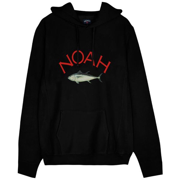 

2021 new noah nyc tuna hoodie, women's hip-hop t-shirt, men's and warm hat 2n5c, Black