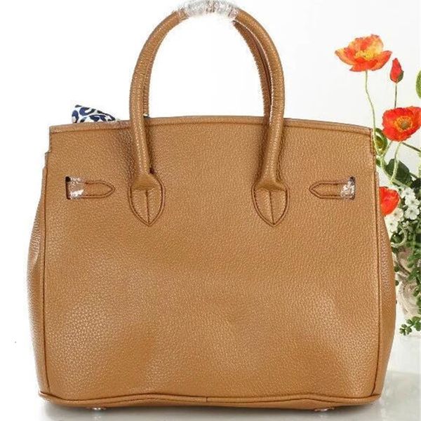 

designer- brand fashion ladies lychee leather handbag classic handbag shoulder bag with ing