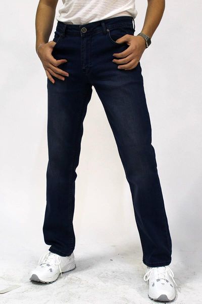

men's jeans mens navy blue straight cut jean trousers