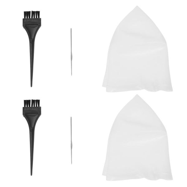

hair scissors 2 sets silicone staining cap hairdressing tools salon coloring dye