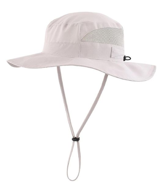 

wide brim hats connectyle boys girls kids bucket sun hat lightweight quick dry adjustable protection mesh breathable summer, Blue;gray