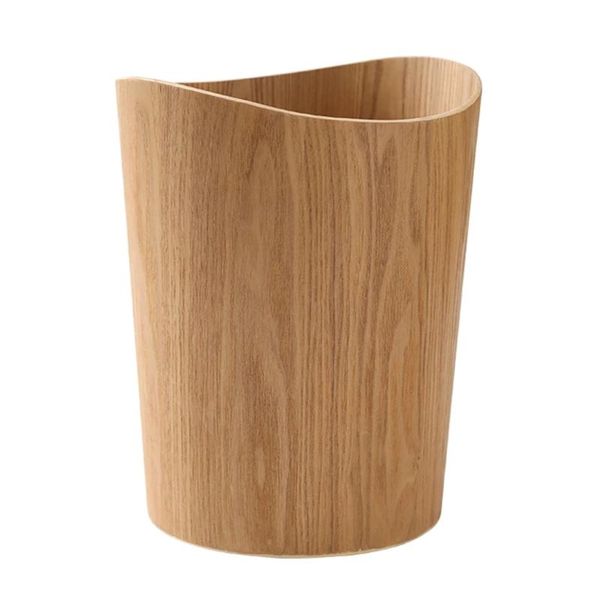 

waste bins d08d creative storage wooden trash can home bucket garbage bin el living room office wastebasket nordic recycling