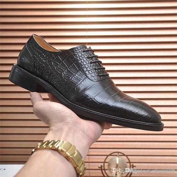 

a2 sell winter of new men's luxurious brand peas shoes designers dress shoes driving shoes for men, Black