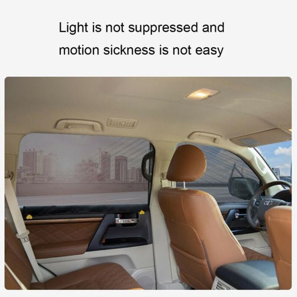 

car sunshade black curtain front+rear shield side window uv protection visor