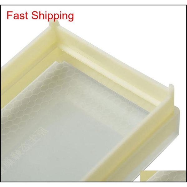 

500g comb honey cassette container, 500g capacity combhoney boxes, plastic containers for comb honey, qylusy new_dhbest