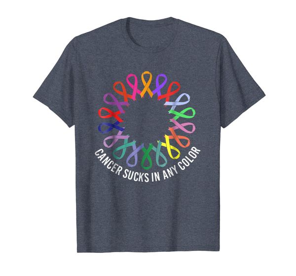 

cancer sucks in any color t shirt all cancer men women, White;black