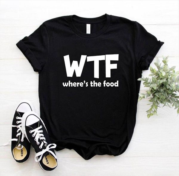 

wtf wheres the food and mens t shirts womens letter women cotton funny casual hipster lady white black gray top