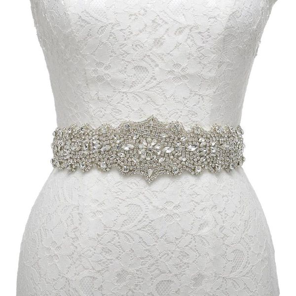 

belts jlzxsy handmade wedding bridal sash rhinestone belt for party prom evening dresses, Black;brown