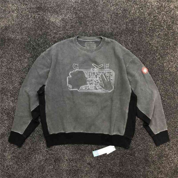 

men's hoodies & sweatshirts male woman sweatshirts cavempt hoodies male clothes c. c b rib., Black