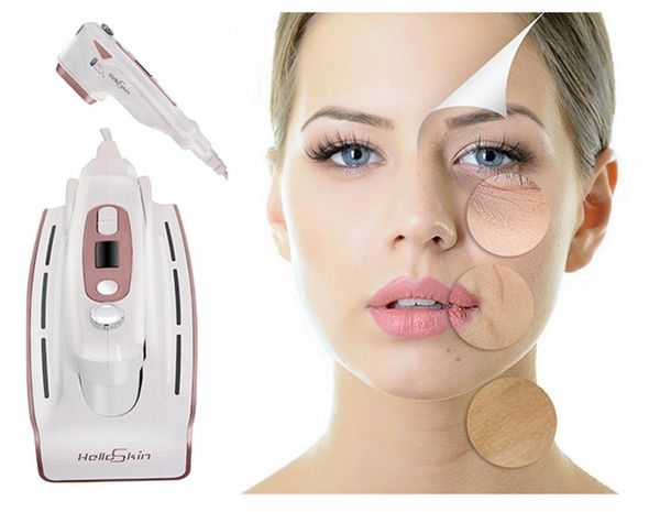

portable helloskin hifu machine high intensity focused ultrasound equipment anti wrinkle beauty personal use ce