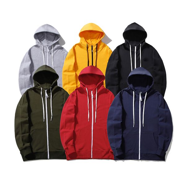 

autumn winter hoodies brand coat hooded pullover with 100 cotton men women's casual loose and versatile hoodie for 2021 lenbel, Black