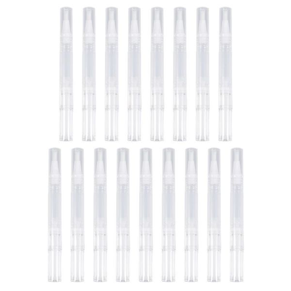 

storage bottles & jars 15pcs 3ml rotating empty tube pens lip gloss container applicators