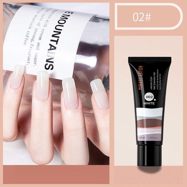

nail gel 15ml quick build extension poly uv manicure semi permanent potherapy lacquer accessories tslm1, Red;pink
