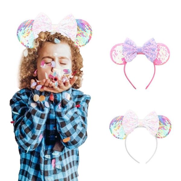 

hair accessories animal ears bow headbands glitter party princess decoration cosplay costume for girls and women, Slivery;white