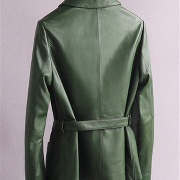 

2021 royal sheep leather jacket genuine female spring r28 t0id, Black;brown