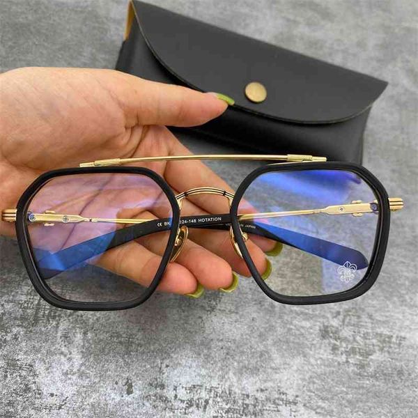 

70% off online store crosin glasses frame plate large sword silver fashion wide face thick myopia, White;black