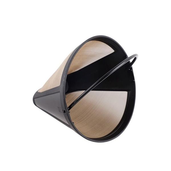

coffee filters tea tool filter mesh washable with handle 1pc maker cone