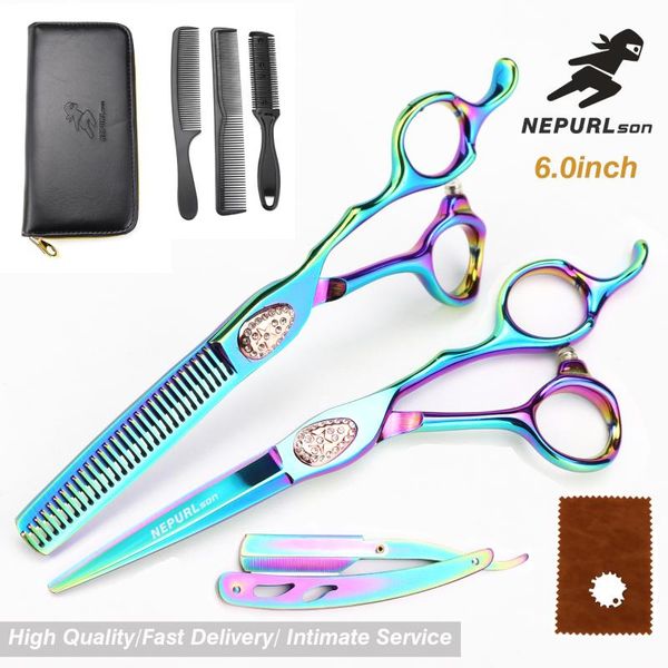 

hair scissors 6.0 inch hand-hair japanese hairdressing shaver and barber set