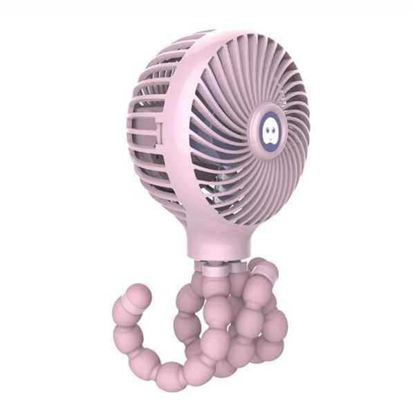 

electric fans mini portable hanging ocs shape stand adjustable handheld usb charging fan cooler for baby stroller student use