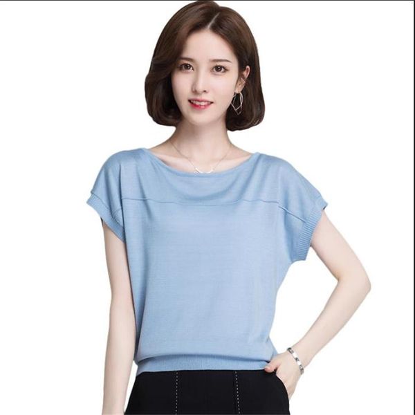 

women's blouses & shirts woman summer plus size thin sweaters female oversized hedging pullovers women loose sweater lady spring stretc, White