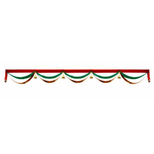

christmas decorations 1m wavy flags ribbons ceiling decoration hanging for home party office