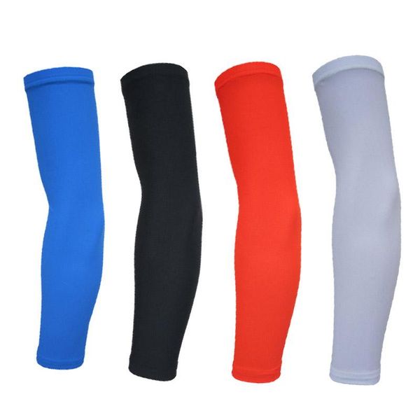 

sports gloves 4 pairs arm warmers sleeve sun protective cover golf running fitness fishing cycling for people, Black