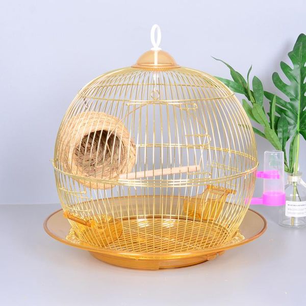 

bird cages round cage pearl metal ornamental small parrot