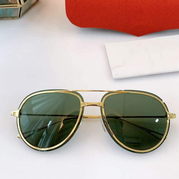 

luxury design personalized metal inner frame sunglasses delicate sunglasses for both men and women ultra light slin glasses ct0242, White;black